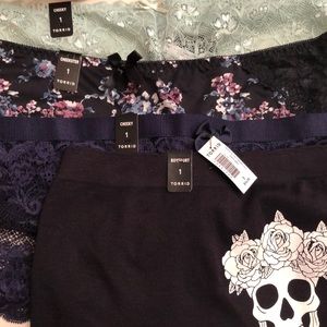 9 PAIR OF SUPER SEXY TORRID PANTIES